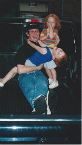 Jeff and kids in Betsy